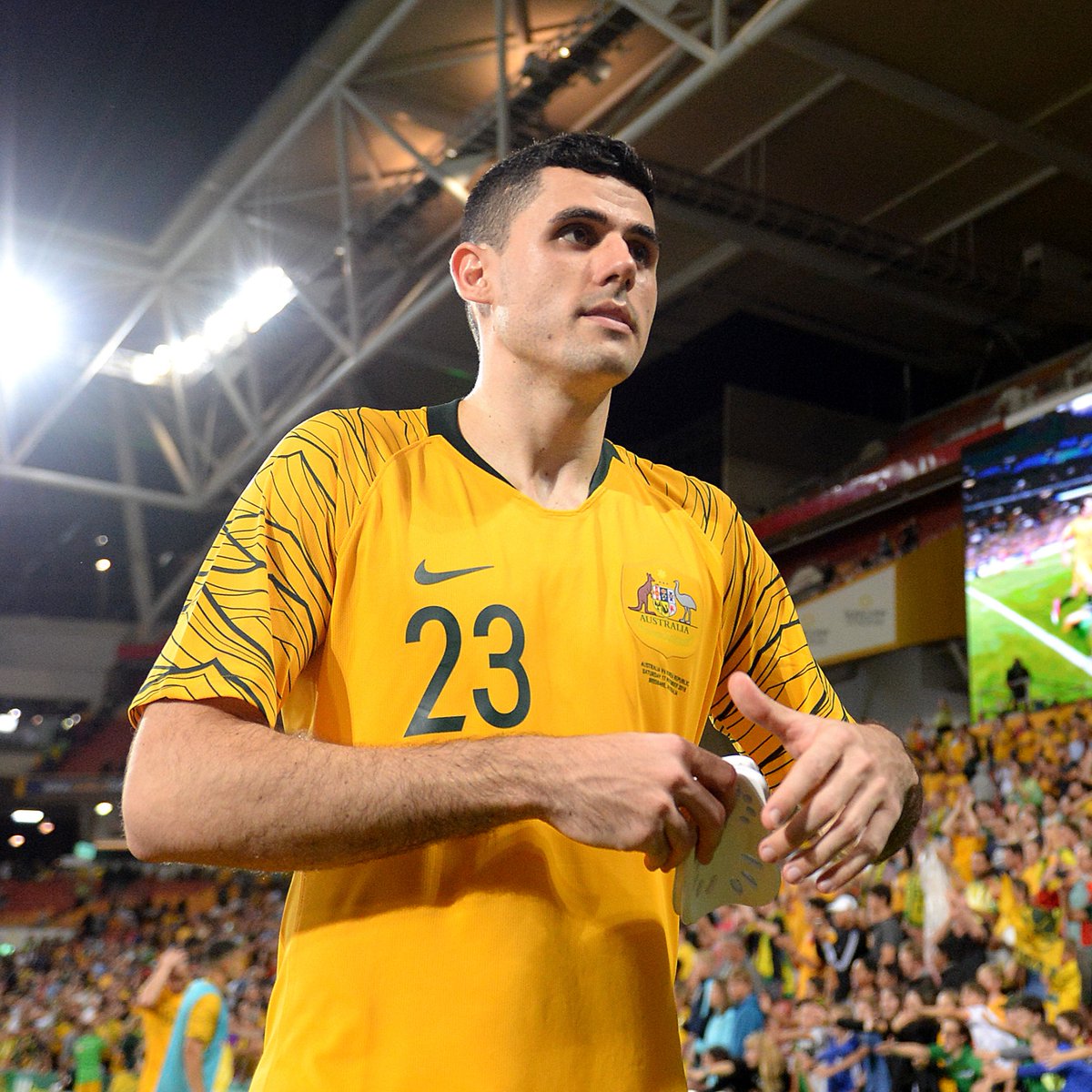 keepupau's tweet photo. THANK YOU, TOM ROGIC 👋❤️

After 53 caps for Australia and a decade-long career in Europe, Tom Rogic has announced his retirement from football.

📰 https://t.co/kibOCmaJdP https://t.co/tJfl4O5FvC