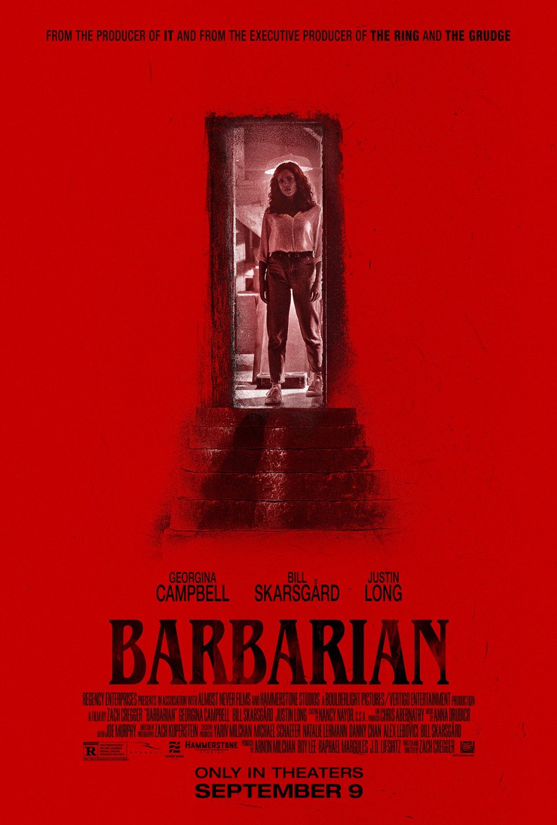 GingerRoadLife's tweet photo. Day 2 of Spooky Horror Movie Month

Barbarian
Wow. I’m so glad I went into this blind. Amazing, funny, and gruesome. https://t.co/5VvRag9fIG
