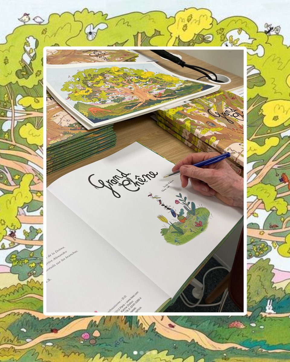 🌱Il y a quelques jours, nous avons eu le plaisir de recevoir dans nos bureaux Danièle Ohnheiser, l'autrice de l'album Grand chêne, manuscrit gagnant du premier concours d'écriture #EcrisMoiUneHistoire

➡️Retrouvez l'album dès le 12 octobre prochain : lisez.com/livre-cartonne…