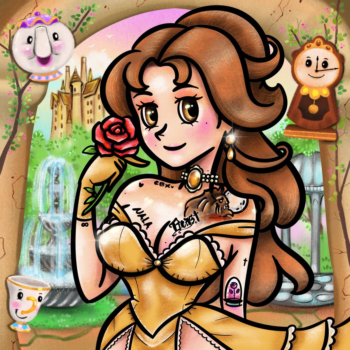 NEW NFT #CBXgirl 
No 512 the beauty lady ❤️🌹
1/1 
It is a custom NFT 🫶🏻 if you guy would love a custom one of CBX girl is Alway welcome 💐❤️
Link👉🏻 crypto.com/nft/collection…

#NFT #bitcoin  #trendiing #crofam  #handrawn #womanNFT #cryptobamee