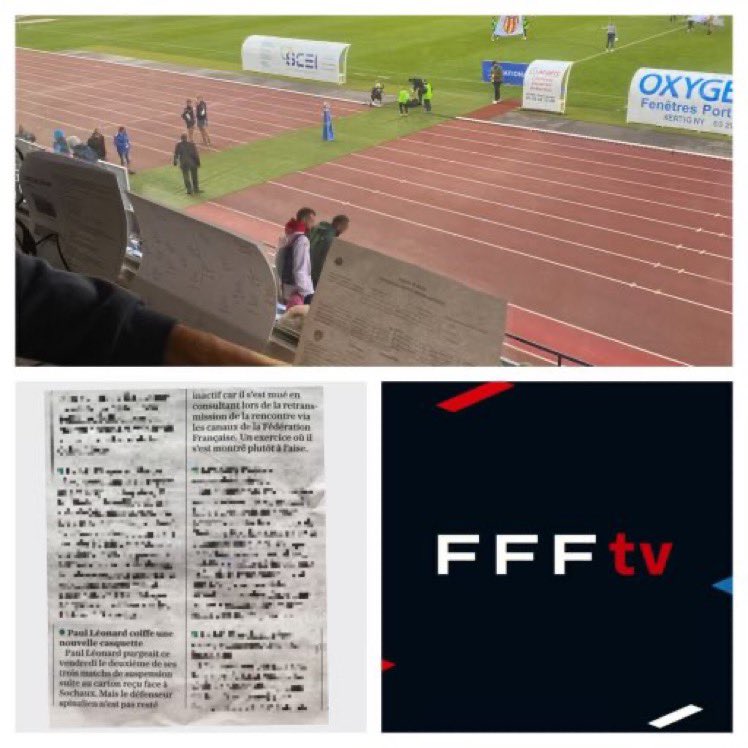 Pendant cette malheureuse période de suspension, j’ai eu la chance de vivre une 1ère experience de consultant contre le FC Martigues. Encore merci à <a href="/fff/">FFF</a> TV pour l’invitation.