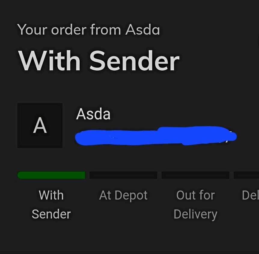 Pinkie277's tweet photo. @AsdaServiceTeam I'm not happy. I ordered 2 clothing items last Wednesday, my order is showing by you as dispatched on Thursday. You have kindly refunded my delivery charge as I paid for delivery Friday- however, yodel are STILL saying you have my order?? https://t.co/3cPxdf9pht
