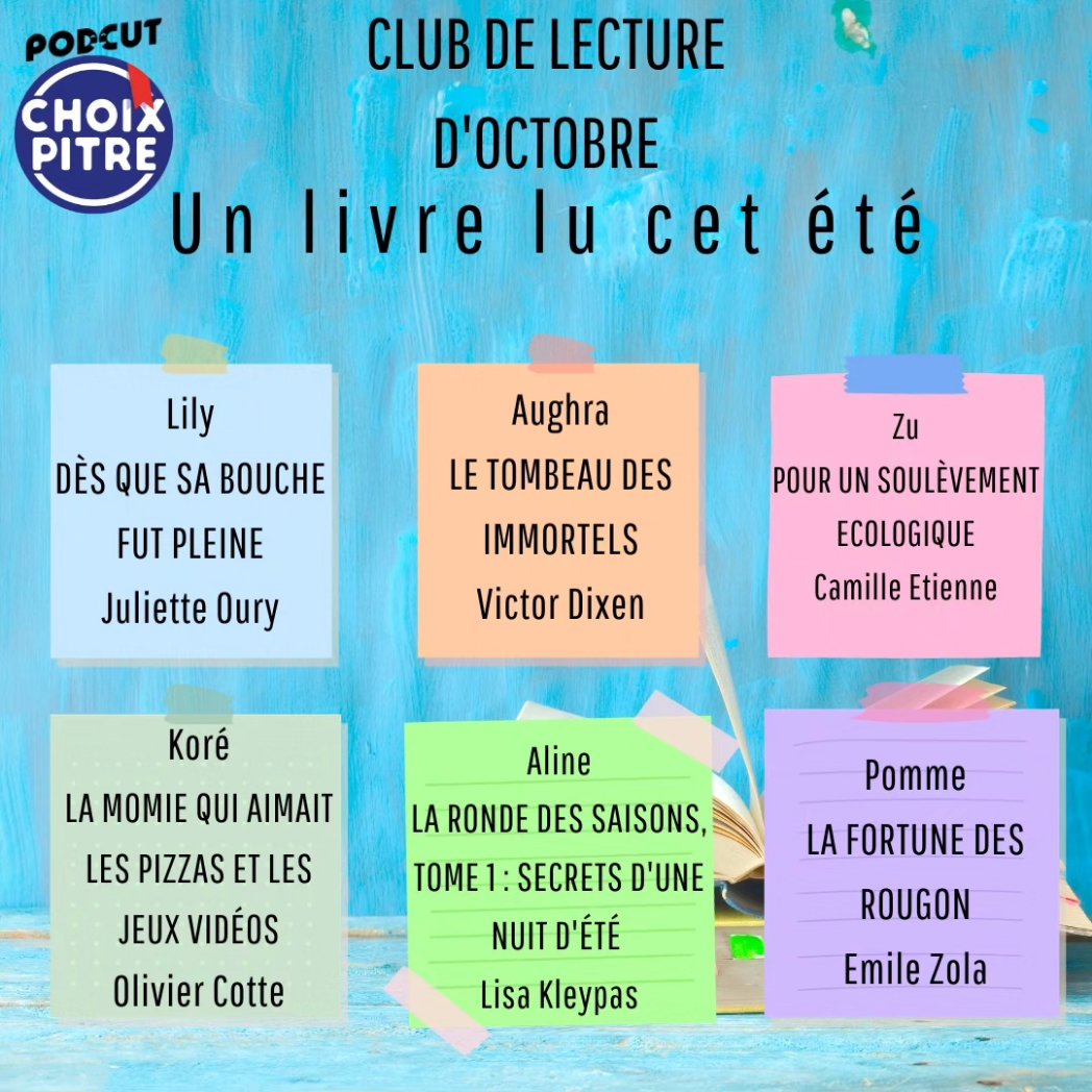 Pomme____'s tweet image. Le premier club de lecture de Choixpitre est dans vos applis 🤗🤗
On s'est bien amusé à l'enregistrer, on espère que vous vous amuserez à l'écouter !!

smartlink.ausha.co/choixpitre/clu…