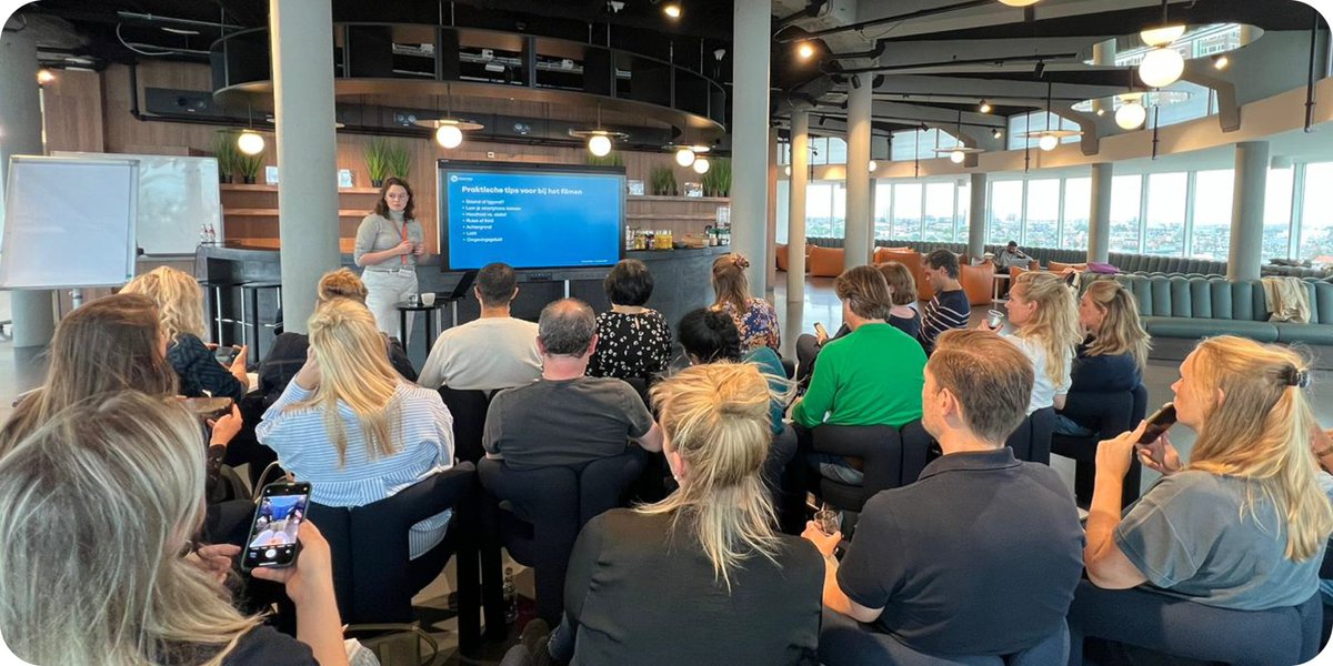 Word slimmer met de Cooler workshops

In twee dagdelen leren we de deelnemers
🎤 hoe zij een idee overtuigend presenteren
📱 hoe zij zelf professioneel filmen met een mobiel
🎞 en hoe zij eenvoudig zelf een video monteren

Bekijk de mogelijkheden via: bit.ly/3PXauQS