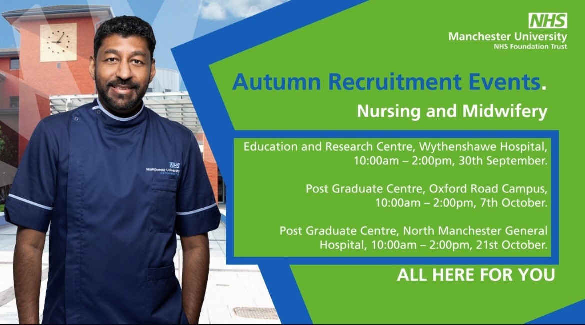 If you are a learner interested in working at MFT, we have some great open day opportunities coming up over the October month! 👨‍🎓🎓

#futurenurse #futuremidwife