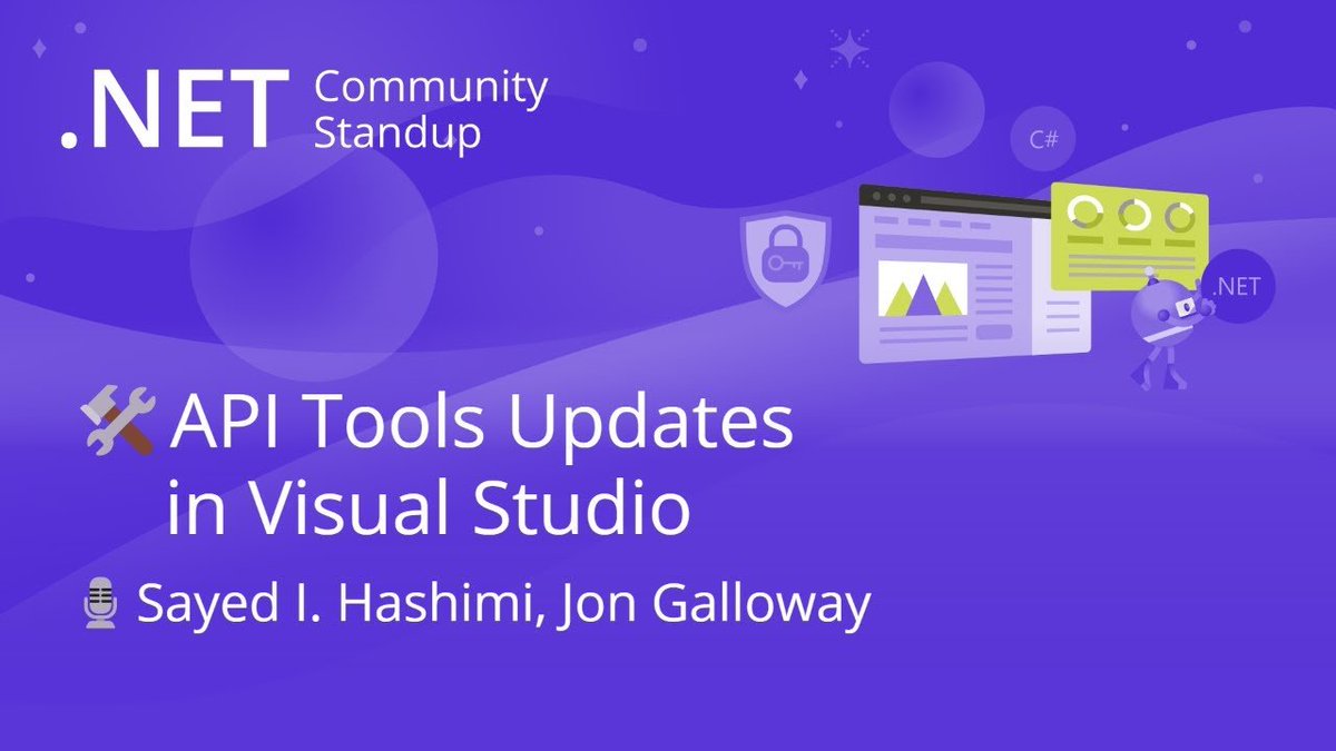 There's so much new good stuff in #VisualStudio for API development:
👉 Endpoint Explorer
👉 Dev Tunnels
👉 REST endpoint testing with .http files
...and more!
In today's #ASPNET Community Standup replay, we discuss. 🎥 msft.it/60179leZP