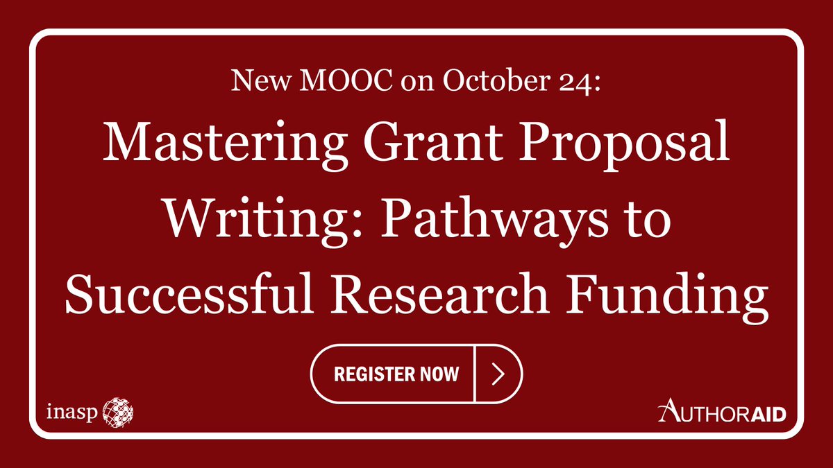 Early career researchers in low- and middle-income countries - don't miss this opportunity!
authoraid.info/en/news/detail…