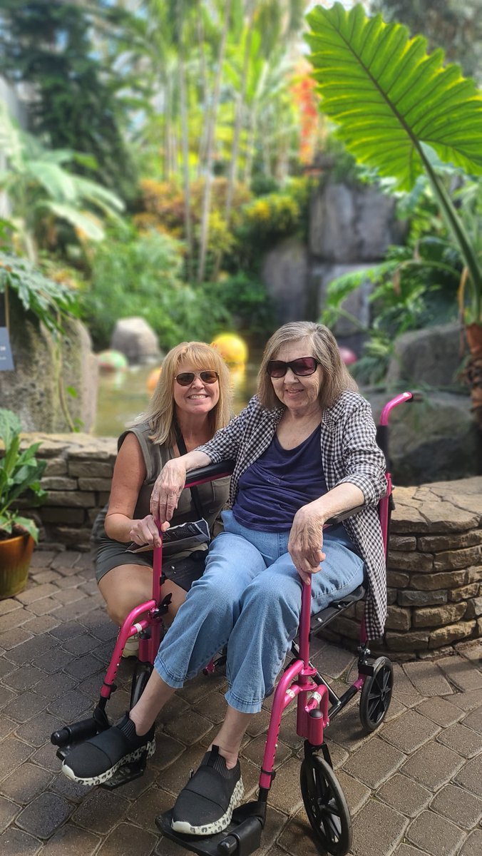 VioletSpringsHC's tweet photo. Sharon's Live a Dream is to visit Franklin Park Conservatory, as it holds a special place in her heart. As a master gardener, she has volunteered and held presentations on hybridizing and cross-breeding her day lilies for the conservatory. #TrilogyLiving #BFF #LiveADream https://t.co/OHQ5yQLP3q
