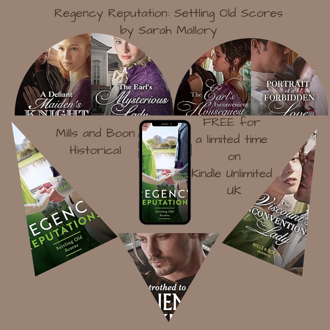 MichelleLStyles's tweet photo. Did you know that @SarahMRomance has a 2 for 1 Regency Reputations: Settling Old Scores  #free on Kindle Unlimited UK? @MillsandBoon #HistoricalRomance #WhatToRead #AmazonUK https://t.co/9gyrF3FD4c