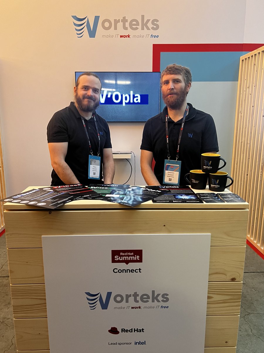 worteks_com's tweet photo. 📅 Worteks est présente aujourd'hui au Red Hat Summit Connect !

☁️ Ne manquez pas notre conférence à 14h sur OpenShift !

#Cloud #OpenShift #RedHat #OpenSource https://t.co/5G3Q0oSoqL
