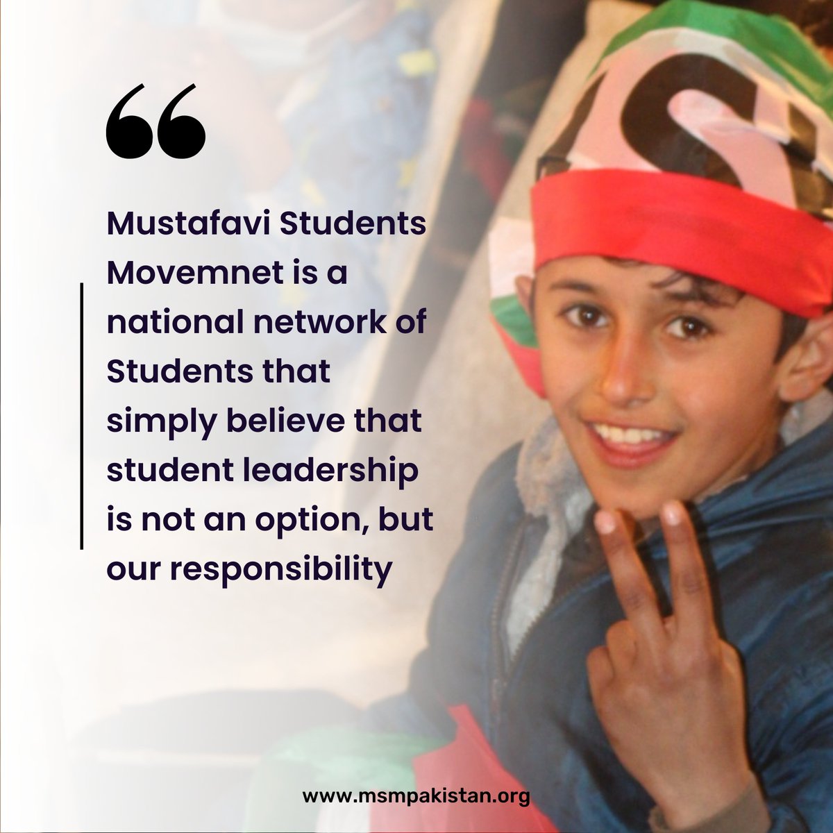 MSMPakistan_'s tweet photo. MSM is a national network of Students that simply believe that student leadership is not an option, but our responsibility.

#MSMempoweringStudents https://t.co/uF3gRZsffD