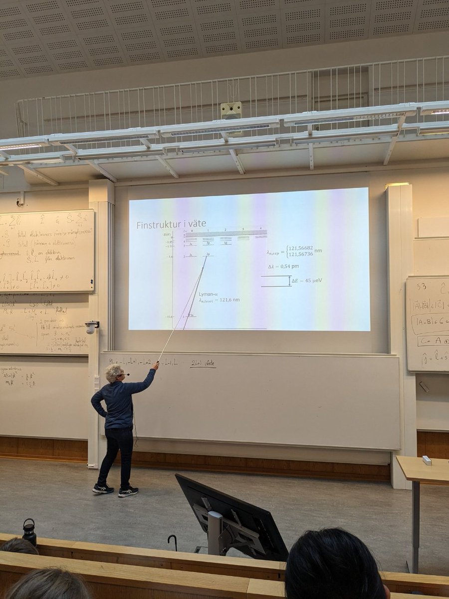 Andrea Idini (@nuclearidini) on Twitter photo Anne L'Huillier, from my department in <a href="/lunduniversity/">Lund University</a>, is the fourth woman to win the Nobel Prize in physics.
She was lecturing when she received the news, and she continued with the lecture of the fine structure. Anne L'Huillier, from my department in <a href="/lunduniversity/">Lund University</a>, is the fourth woman to win the Nobel Prize in physics.
She was lecturing when she received the news, and she continued with the lecture of the fine structure.