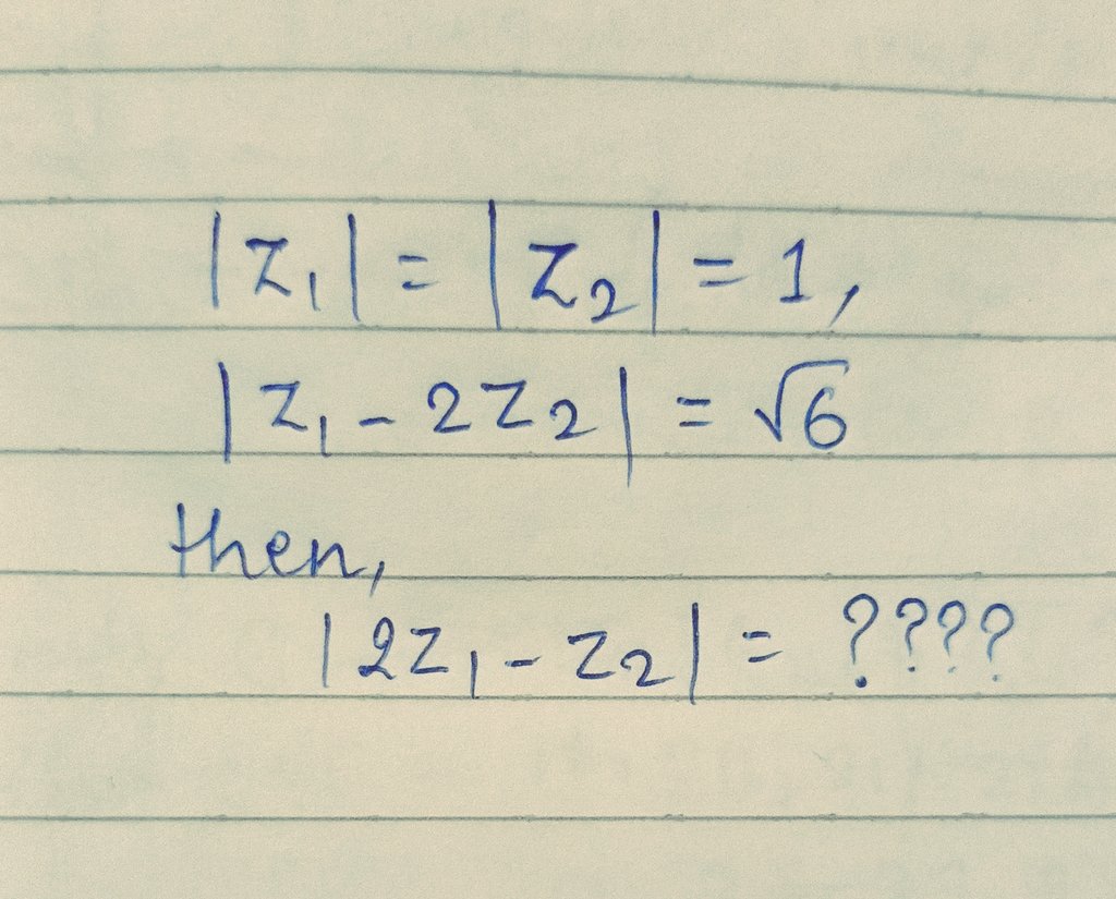 sonukg4india's tweet image. #complex_numbers