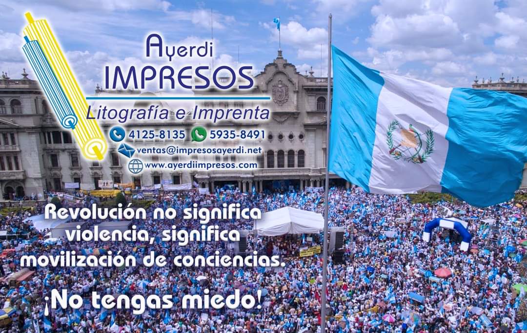 No nos manifestamos para afectar la comodidad de la mayoria, sino para perturbar la inconciencia de los pocos que quieren sumir a Guatemala en la corrupción y la tirania, socabando la democracia. 

#DefensaDeLaDemocracia #ParoNacional #NoAlGolpeDeEstado