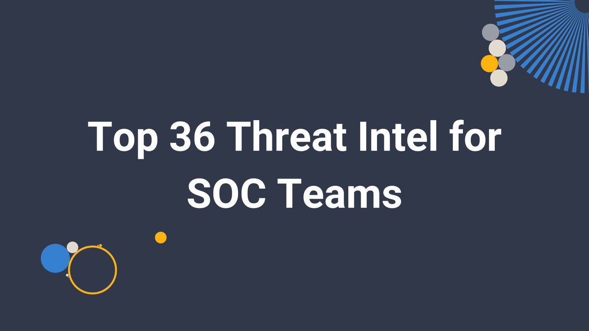 MaltegoHQ's tweet photo. (1/7) When it comes to selecting cyber threat intelligence feeds, what criteria are you looking for?

Check out the following #CTI tools we recommend! 👇

Learn more about each tool's strengths and benefits, evaluated by our experts: https://t.co/LjEbcGOio8 https://t.co/scAhjJBS5I