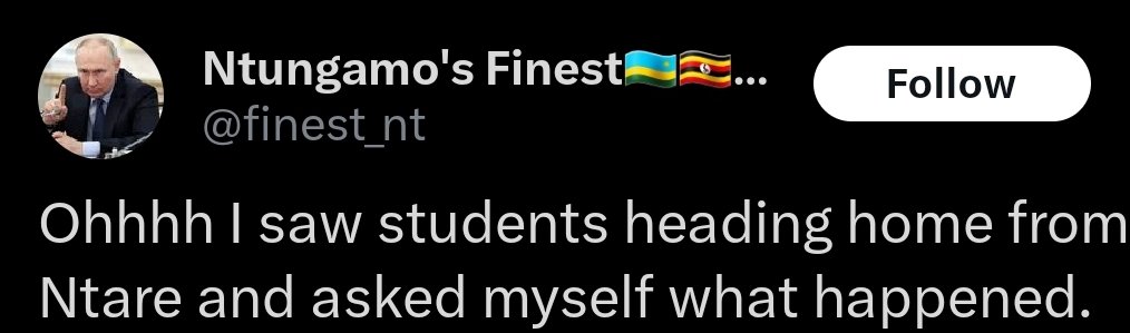 thetimeline256's tweet photo. END OF THE ROAD:
Ntare School suspects the entire S6 class ahead of UACE exams 2023.
Netizens share their thoughts https://t.co/13VFiKgsIb