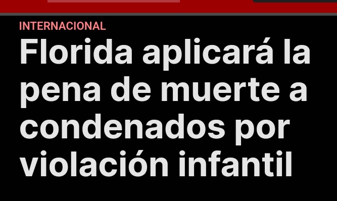 Sondeo Tuitero 

Está de acuerdo que le apliquen la pena de muerte a los condenados por violación infantil?

SÍ: 🔄
NO: ♥️
.
.