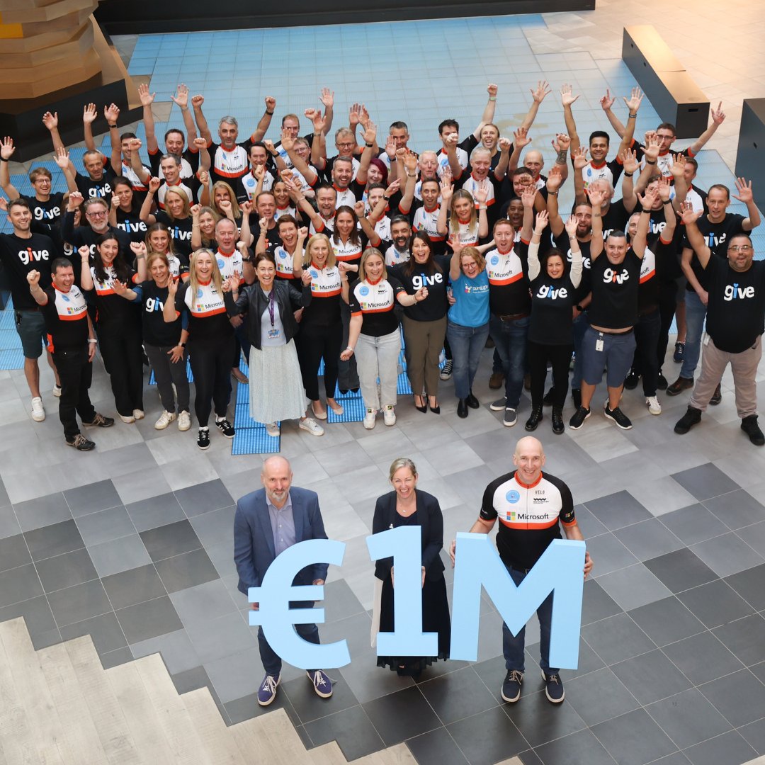 LauraLynnHouse's tweet photo. We are so grateful to Microsoft Ireland for their tremendous support over the past decade, during which they have raised an incredible โฌ1.1 million. We're deeply appreciative for your continued support and we look forward to many more years of collaboration. ๐ #MicrosoftIreland https://t.co/vhPPzTHPo0