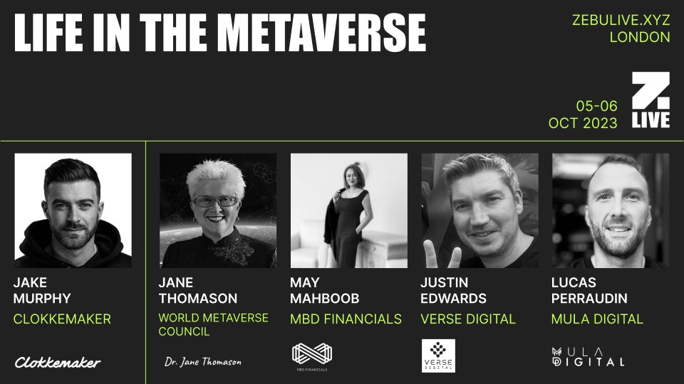 Zebu Live (@zebu_live) on Twitter photo Pack your virtual bags; we're taking a journey to explore life in the pixelated realms.
Life’s New Playground 😍The Metaverse
Curious? So are we!
This incredible panel includes👇
Mod: <a href="/jakemurphy_cm/">Jake</a>
🗣️ <a href="/janeathomason/">Dr Jane Thomason</a>, <a href="/MayMahboob1/">May Mahboob - Co-Founder Of MBD Financials</a>, Justin Edwards, @Lpsocial Pack your virtual bags; we're taking a journey to explore life in the pixelated realms.
Life’s New Playground 😍The Metaverse
Curious? So are we!
This incredible panel includes👇
Mod: <a href="/jakemurphy_cm/">Jake</a>
🗣️ <a href="/janeathomason/">Dr Jane Thomason</a>, <a href="/MayMahboob1/">May Mahboob - Co-Founder Of MBD Financials</a>, Justin Edwards, @Lpsocial