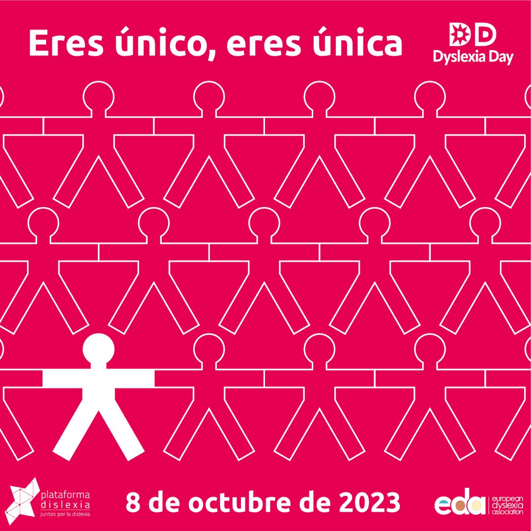 Eres único, eres única y esta semana te celebramos. El 8 de octubre es el día de la dislexia y queremos volver a poner el foco en tí.  Cuéntanos tu experiencia de vivir con dislexia: tus retos, fortalezas, estrategias…