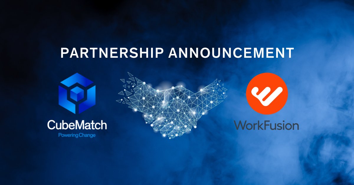 We are very pleased to announce that we have signed an implementation #partnership with @WorkFusion; the leading provider of #AI #digitalworkforce solutions purpose-built for banking and #financialservices organisations.  #companynews