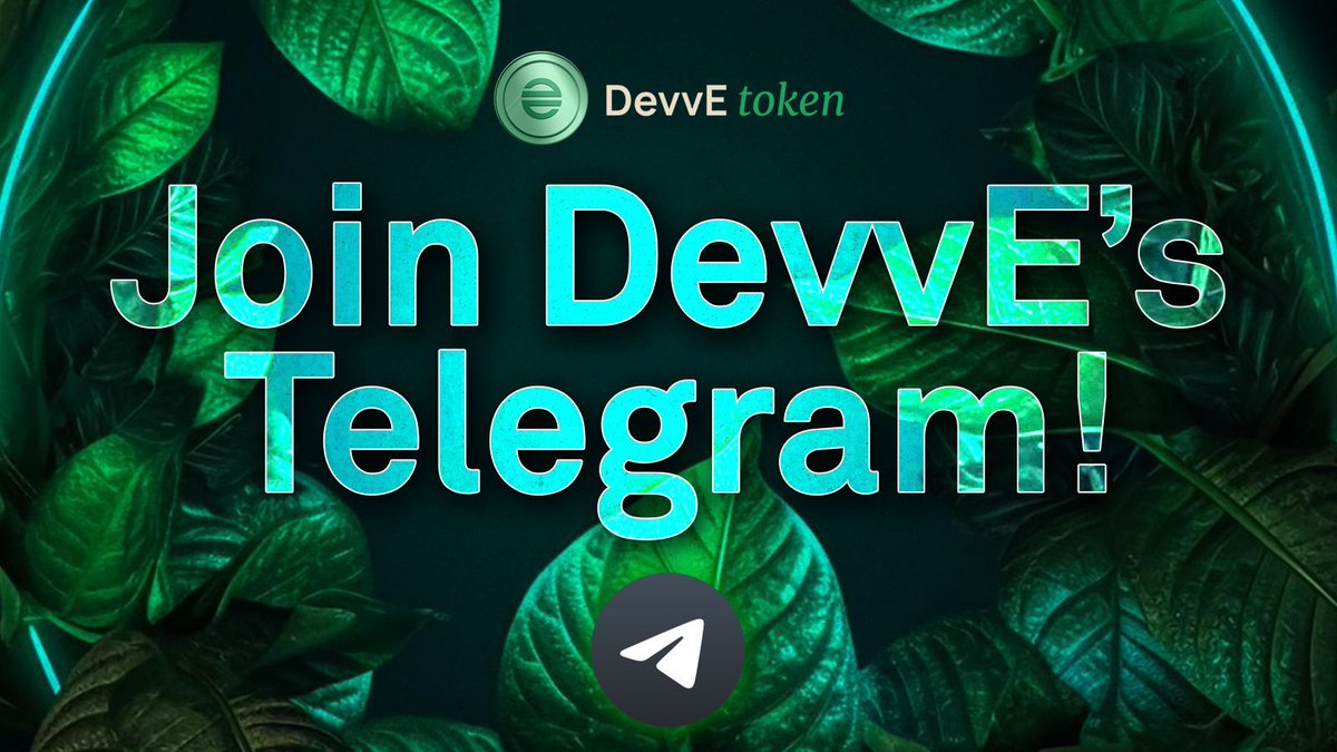 DevveIntern's tweet image. Get ready for a game-changing crypto experience. With DevvE, enjoy superior speed, scalability, and unprecedented security. Don&apos;t just take our word for it, join our Telegram and take their word for it: buff.ly/3PRnac6