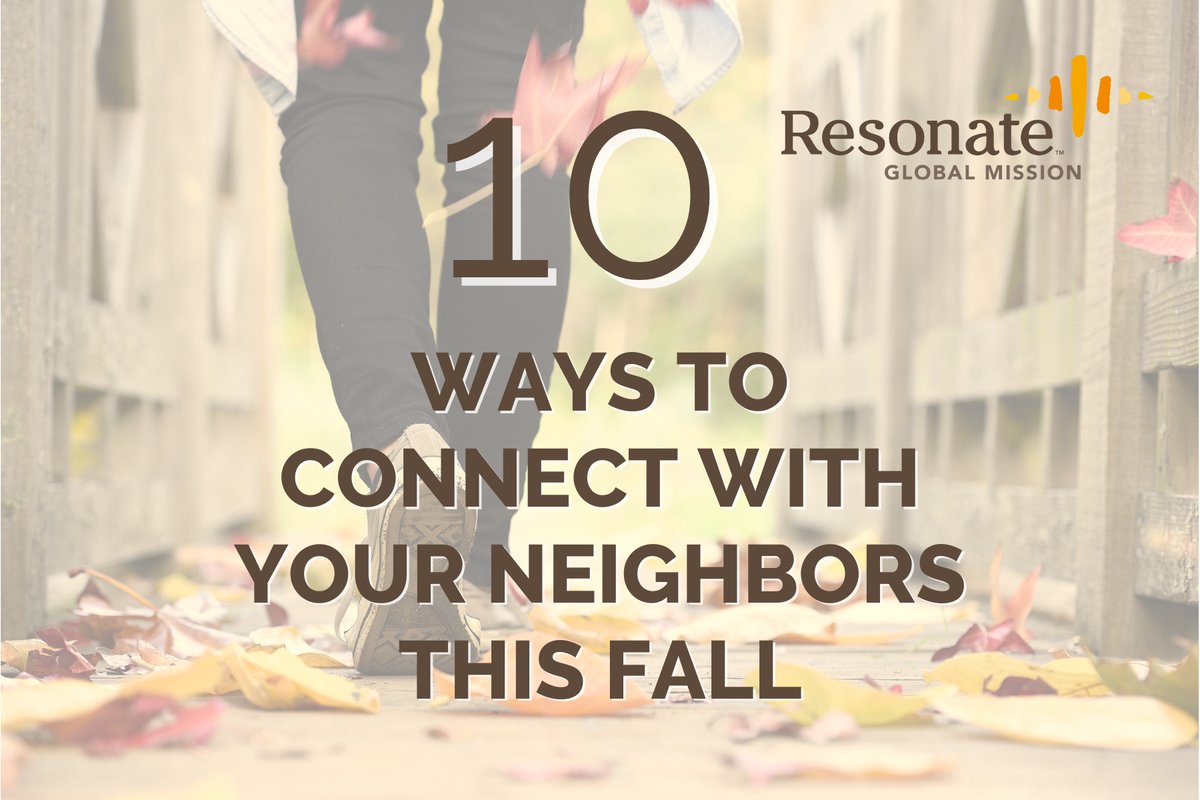 🍁🎃 There are a lot of opportunities to share the love of Christ with our neighbors! But fall is often a busier season for many people—that means we have to be a little more intentional.  What would you add to this list?
➡️ loom.ly/xdVzjU4

#loveyourneighbor #fallfun