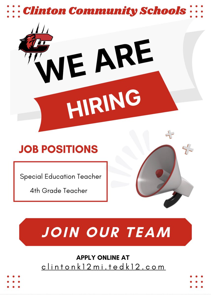 Clinton Community Schools (@ccsredwolves) on Twitter photo 
