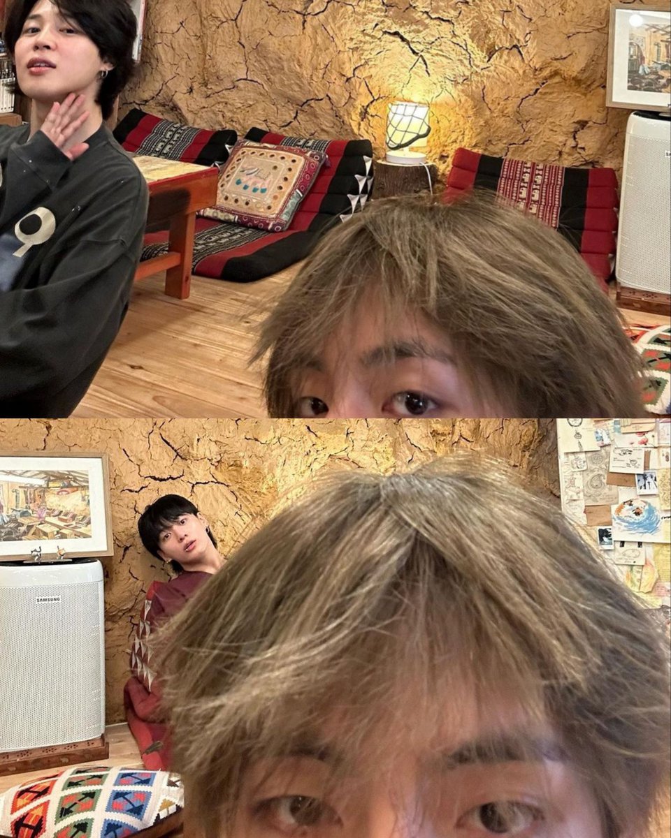 yoong_coffee's tweet photo. แทฮยองไปเจอจีมินกะจองกุกหรอออ 😭 https://t.co/UXPpJVQmRD