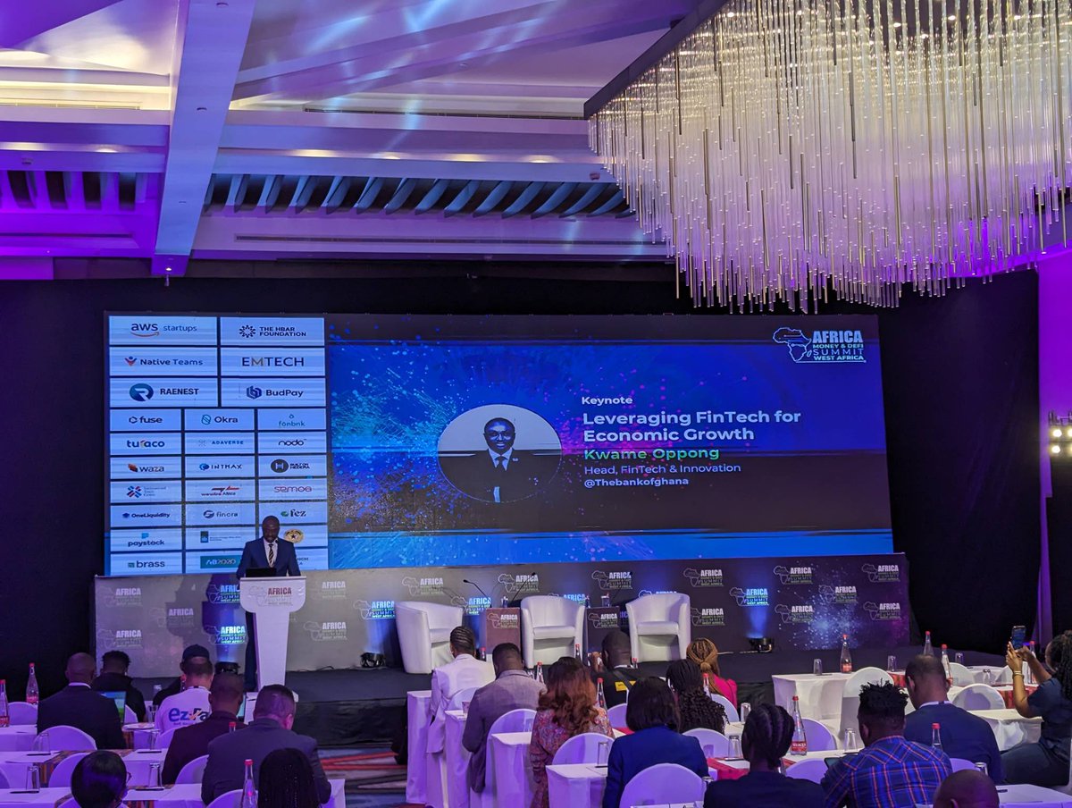 The announcement was made by Kwame Oppong - Head, Fintech and Innovation at the Bank of Ghana during the #AMDSGH keynote. 

Beyond some much needed CBDC announcements, the BoG rep mentioned various ways through which young people can contribute to fintech innovation.