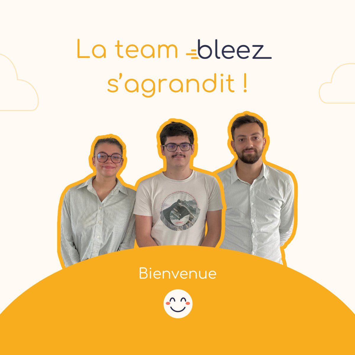 🥳 Nous sommes ravis d'accueillir de nouveaux collaborateurs. Votre expérience et votre expertise enrichiront notre équipe, nous sommes impatients d'offrir de nouvelles fonctionnalités à nos clients.

#ÉquipeEnExpansion #Bienvenue