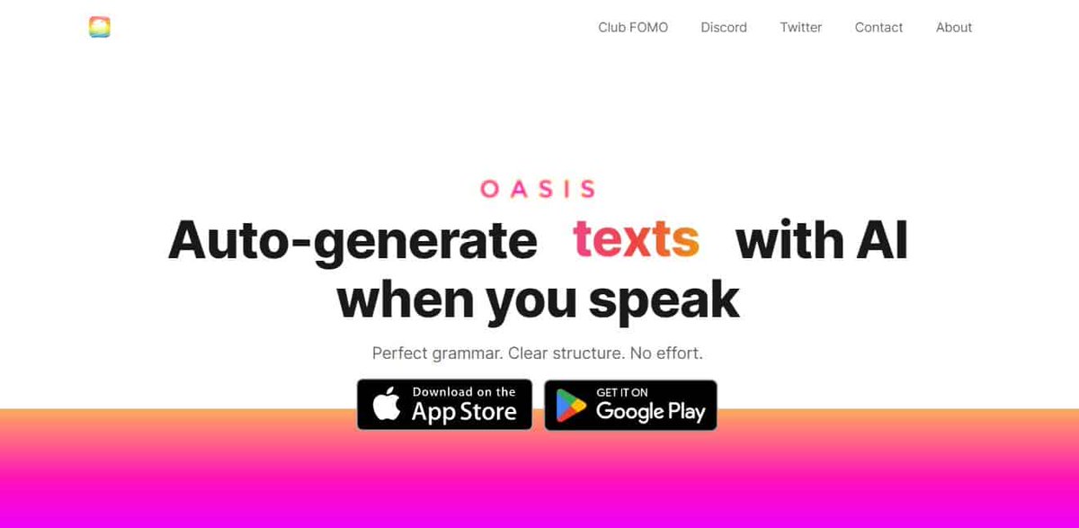 AI TOOL ALERT!! OASIS | A tool to generate emails from voice commands. flipbytes.link/Dd3z 🚀 Daily AI Newsletter - 5 Best AI Apps + 5 Top AI News in your inbox! flipbytes.link/newsletter 🚀 #aitools #ai #artificialintelligence @theoasisAI