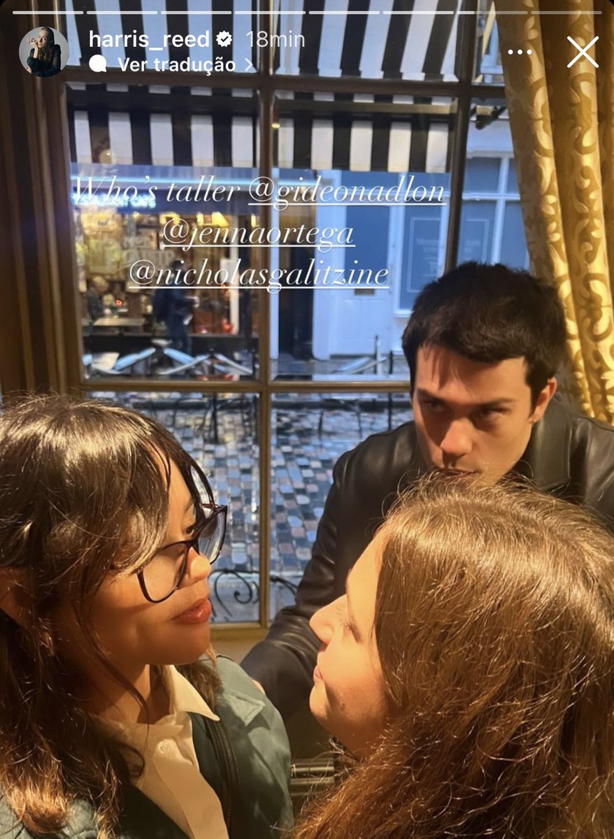 luvhsdid's tweet photo. O NICHOLAS COM O HARRIS REED E A JENNA ORTEGA?????? https://t.co/Tl3FdtgEcR
