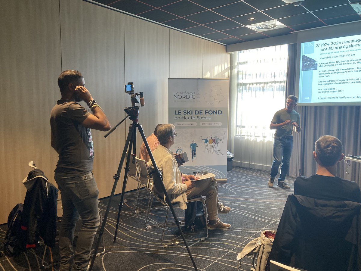 HSNordic74's tweet photo. Lancement saison #hiver 
#skidefond en #hautesavoie
Conférence de #presse d’HSN ce matin
Présentation notamment du « Haute-Savoie Nordic Tour », l’événement ski de fond de 2024 dans le cadre des 50 ans de #hautesavoienordic 
Dossier de presse : https://t.co/EOaKO8lghn https://t.co/w0gi8rWWPp