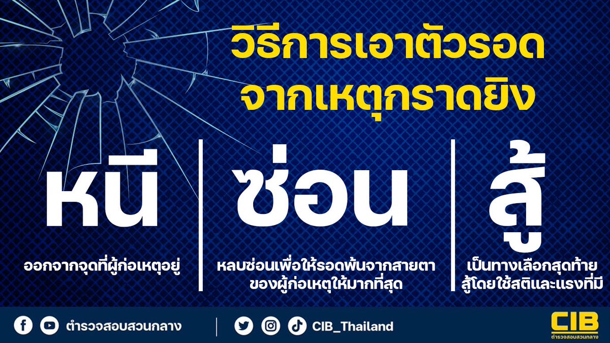 ตำรวจสอบสวนกลาง (CIB) tweet media