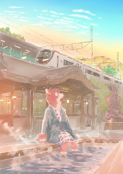 「青空 電車」のTwitter画像/イラスト(新着)