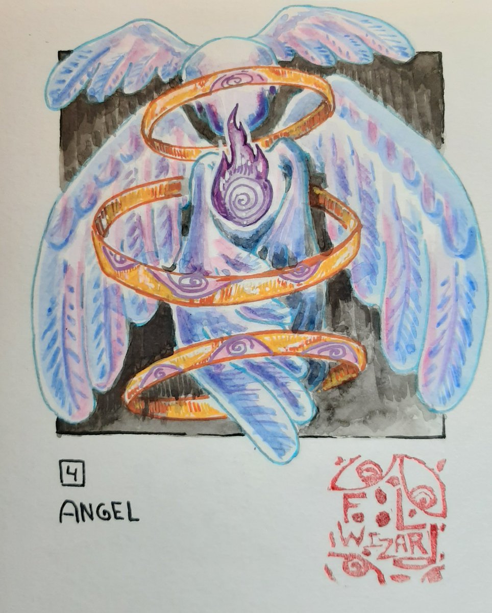 Fool_Wizard's tweet image. On the way to adventure, an angel appeared, giving the hero his blessing
.
Topic 4 - Angel
.
.
#inktober2023 #inktober52