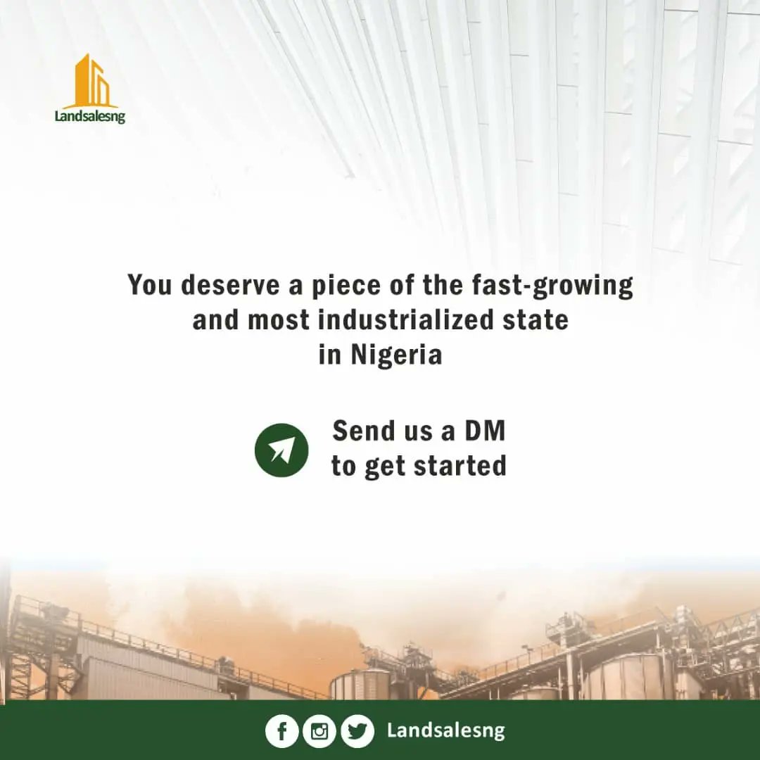 landsalesng's tweet photo. Send a DM to get started.

#Landsalesng 
#OgunState https://t.co/z6EU7Q9AxP