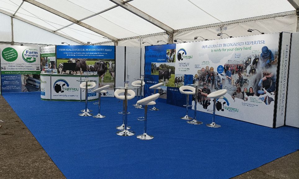 We have dodged the rain and are all set up to welcome you to the #swdairyshow2023 tomorrow! Meet our vet techs on Avenue B stand 93, then stroll down to the Quantock Pavillion to visit our dairy vets and explore our new online courses platform LIVE - Synergy Farm Training
