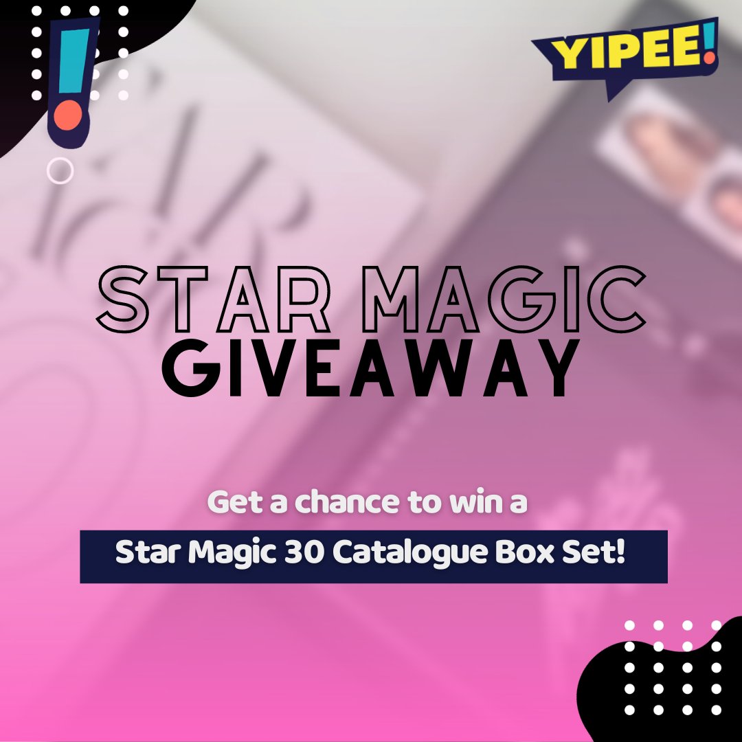 YipeePh's tweet photo. Are you in for a magical surprise? Yipee is giving you the chance to have the special CATALOGUE BOX SET from Star Magic and be part of their 30-year milestone!

#StarMagic
#StarMagic30CatalogueBoxSet
#YipeePH https://t.co/PrwRMRcOX0
