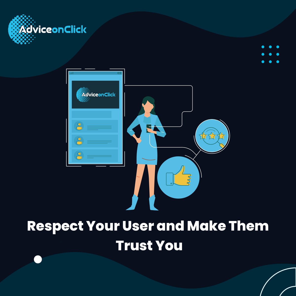 adviceonclick's tweet image. Push notifications can be intrusive. To respect users, avoid misleading or dishonest messages. Maintain transparency, honesty, and build trust for effective notifications.
#adviceonclick