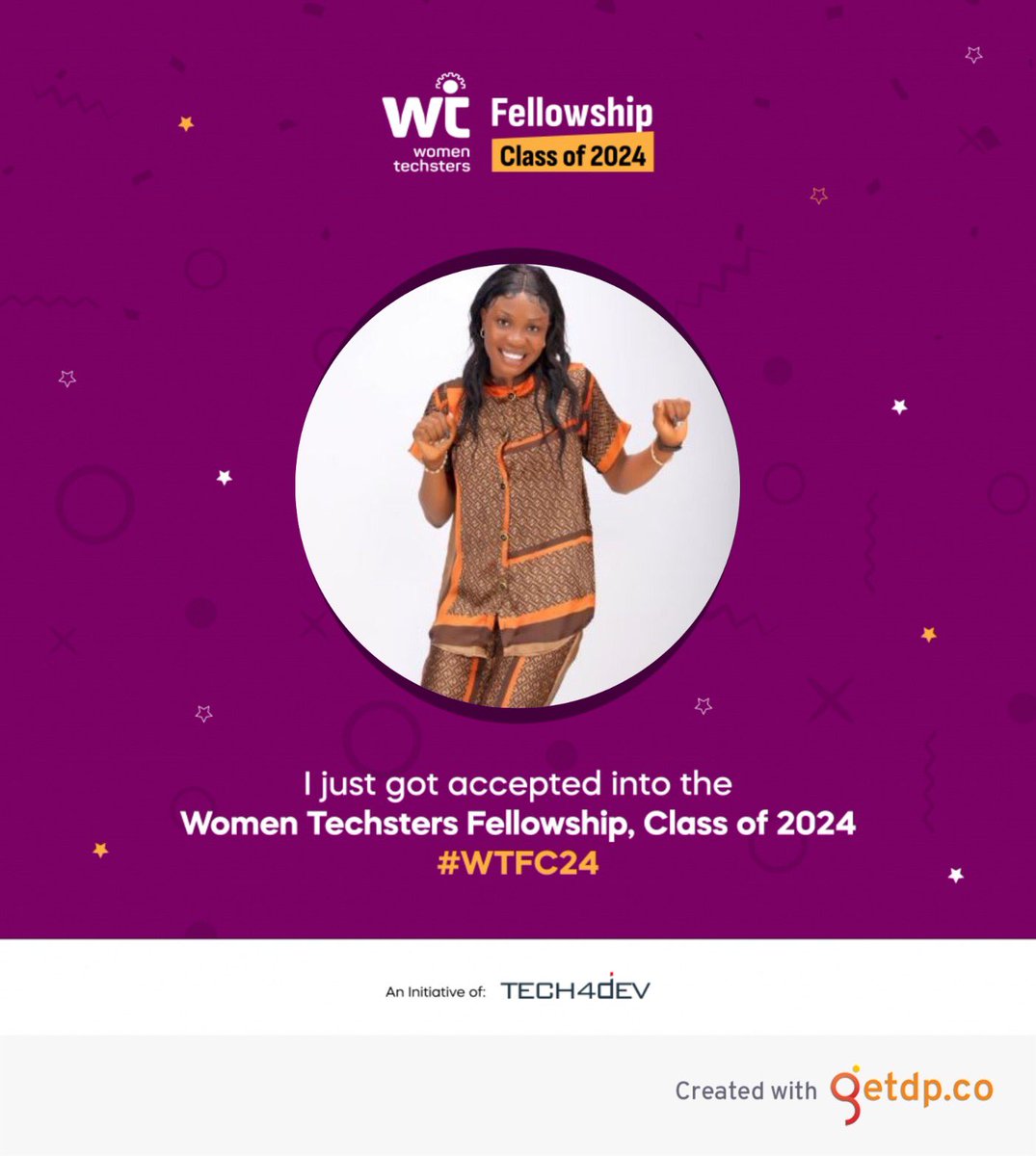 Yipee The Journey Begins, So glad to Finally Begin my baby steps into greater things. Becoming TechSis 
#WTFC24 #WomanTechstersFellowship #AfricanWomanInTechnology #WTFC24Orientation
#Tech4Dev