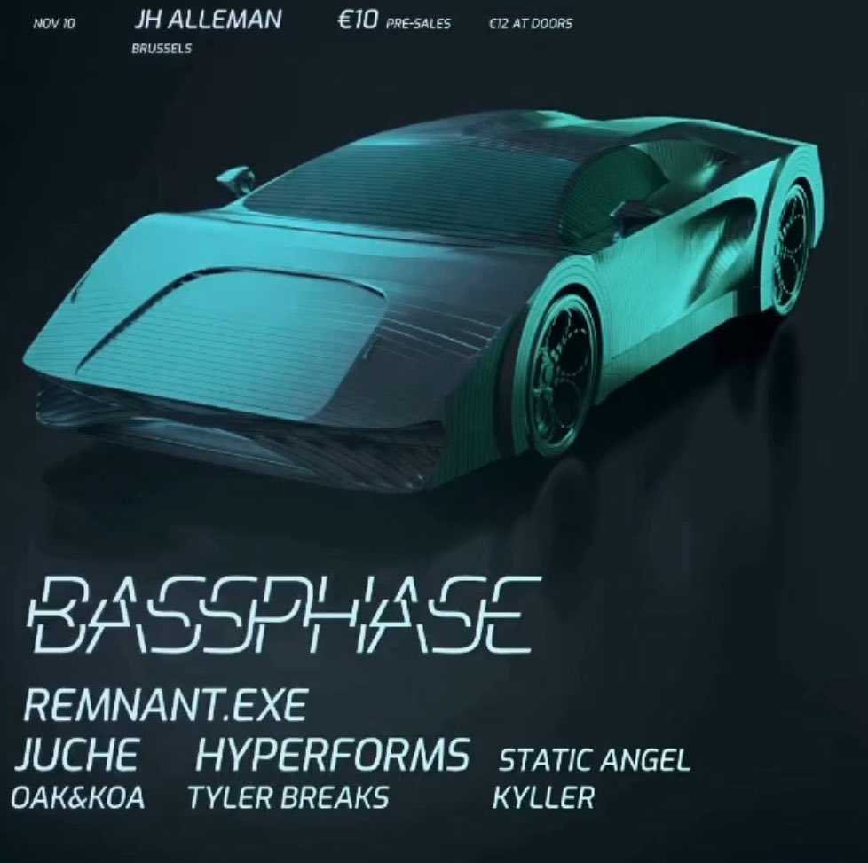 Kyllerbeats (@kyllerbeats) on Twitter photo Brussels w/ <a href="/remnantsofyore/">REMNANT.exe</a> , <a href="/STATIC__ANGEL/">๐๐๐ผ๐๐๐พ ๐ผ๐๐๐๐</a> , <a href="/_hyperforms/">hyperforms</a>, <a href="/tyler_breaks/">Tyler Breaks</a> & <a href="/erejuche/">Juche</a> @oakandkoa 10.11.23 Brussels w/ <a href="/remnantsofyore/">REMNANT.exe</a> , <a href="/STATIC__ANGEL/">๐๐๐ผ๐๐๐พ ๐ผ๐๐๐๐</a> , <a href="/_hyperforms/">hyperforms</a>, <a href="/tyler_breaks/">Tyler Breaks</a> & <a href="/erejuche/">Juche</a> @oakandkoa 10.11.23