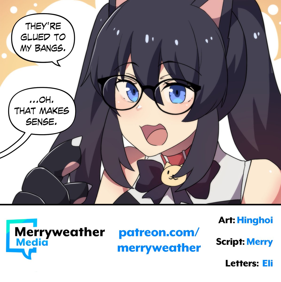 Cat Girl With Glasses 