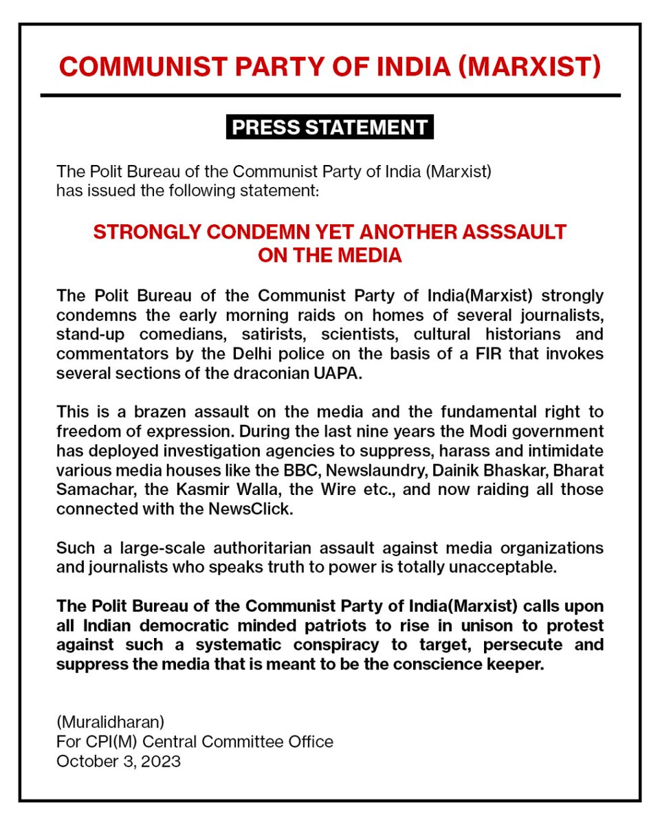 Resist these assault on democracy and freedom of expression.