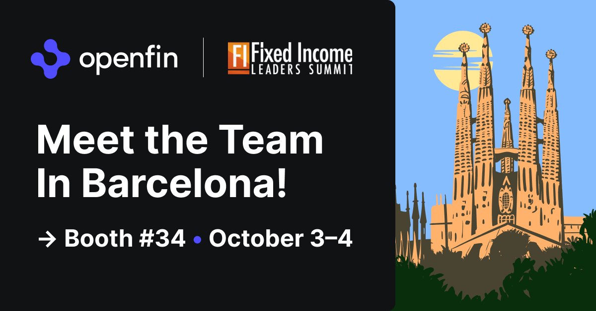 openfintech's tweet image. Looking forward to seeing our industry friends at the Fixed Income Leaders Summit in Barcelona!👉Stop by Booth #34 for some fun swag!

#fixedincome #capitalmarkets #builtonopenfin #FILS2023