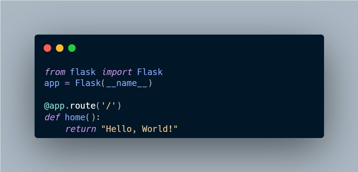 driscollis's tweet photo. The popular #Python web framework, Flask, uses route decorators to bind functions to URLs

Here's an example: https://t.co/53HzDg7HLb