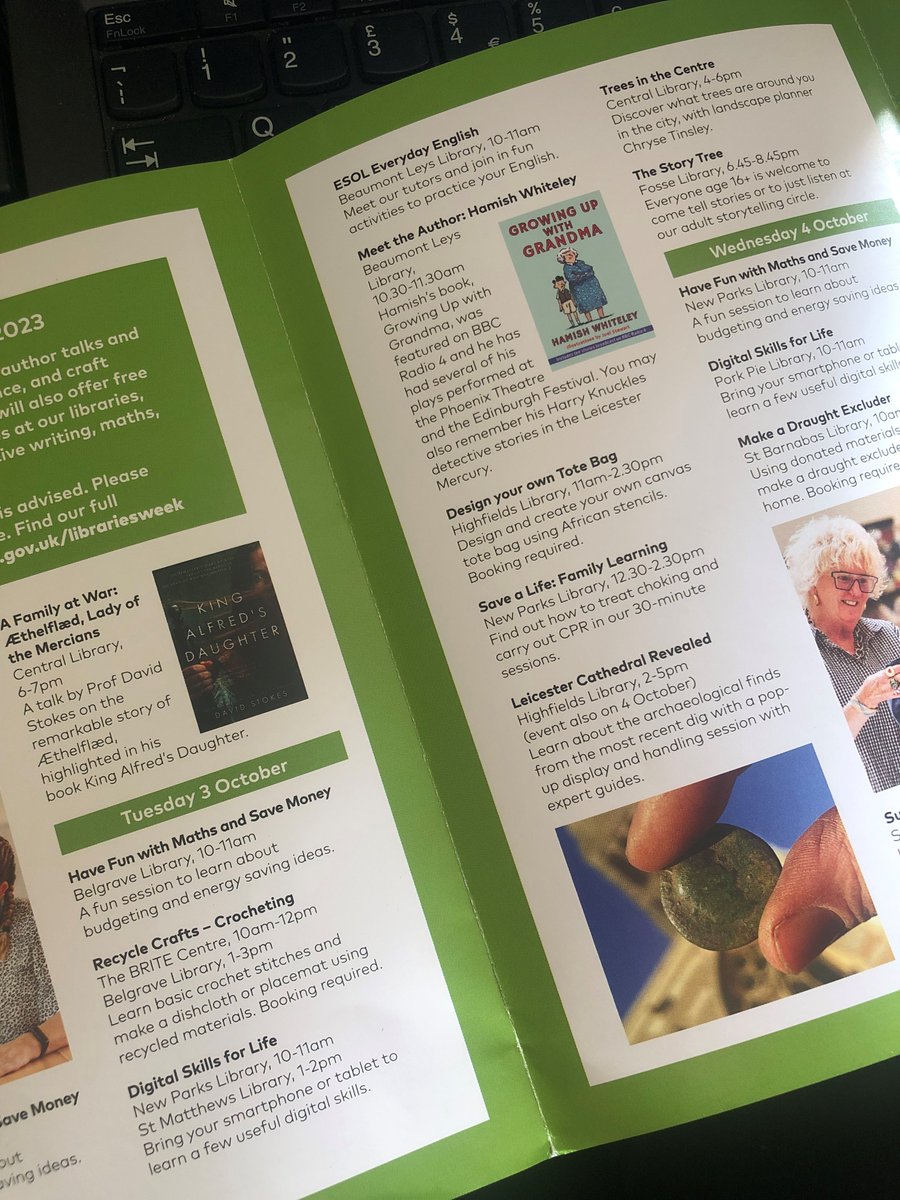 Leicester Libraries and Community Centres (@leicesterlibrar) on Twitter photo We have a packed week of fantastic #LibrariesWeek events!
So much so we couldn't fit them all in the brochure!
You can find out all about them on our dedicated webpage ow.ly/wXUj50PShqU
<a href="/librariesweek/">Libraries Week</a> #GreenLibrariesWeek We have a packed week of fantastic #LibrariesWeek events!
So much so we couldn't fit them all in the brochure!
You can find out all about them on our dedicated webpage ow.ly/wXUj50PShqU
<a href="/librariesweek/">Libraries Week</a> #GreenLibrariesWeek