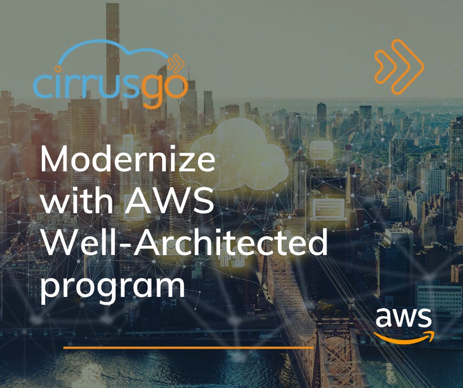 cirrusgo's tweet photo. An #AWS Well-Architected Framework Review can help you evaluate your cloud workloads for high-risk issues. With #cirrusgo, you can apply AWS #Well-Architected best practices to improve application performance and reduce risks.
#cloudTechnology #cirrusgo #AWS_Bahrain #AWS_JO https://t.co/i4gayN4tlw
