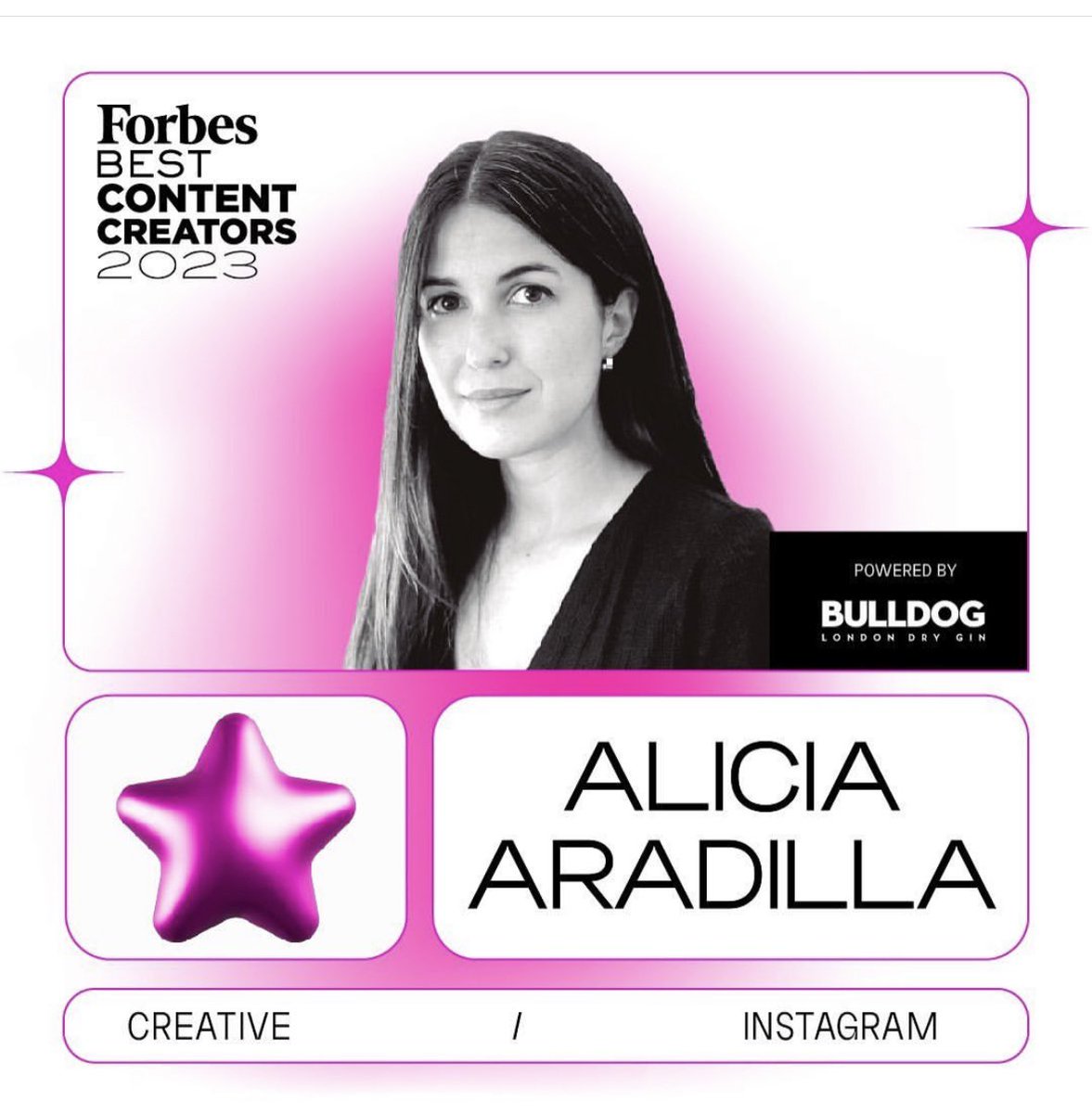 ¡Estoy sin palabras! 😮😍 <a href="/Forbes_es/">Forbes_es</a> me ha seleccionado en su lista de los 100 mejores creadores de contenido de España 🥲 Feliz de que el arte y la ilustración tengan un huequito en esta lista. ¡Octubre empieza fuerte! 🔥 #art #socialmedia #listaforbes forbes.es/lista-forbes-b…